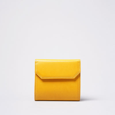 <4U by UNOFUKU> Bifold Wallet with Flap / Yellow