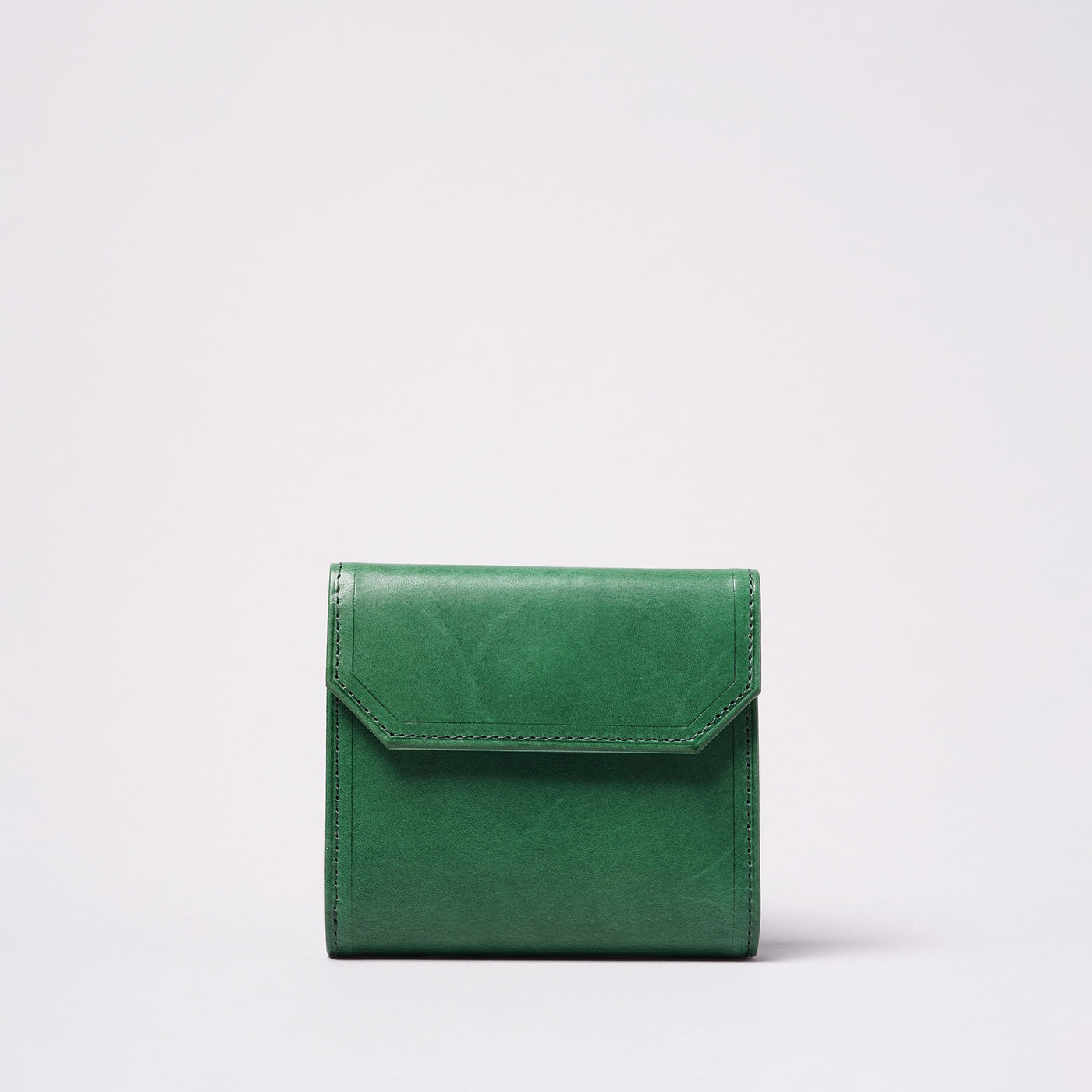 <4U by UNOFUKU> Bifold Wallet with Flap / Green