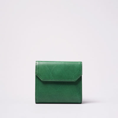 <4U by UNOFUKU> Bifold Wallet with Flap / Green
