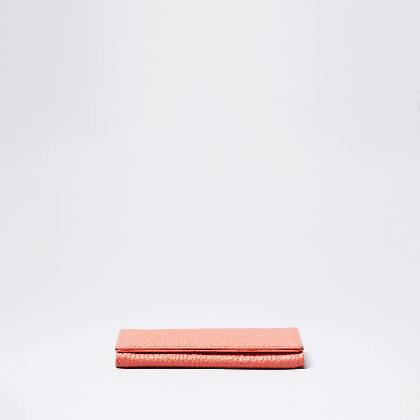 <bell la bell>  Italian Leather Card Case / Coral Orange