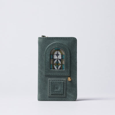 <glart> Pass Case (with chain strap) / Light Grey