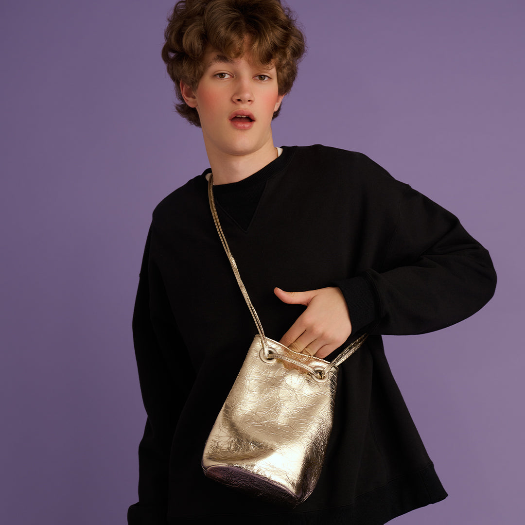 <Coquette> Boheme Shiny (Drawstring Bag) / Gold