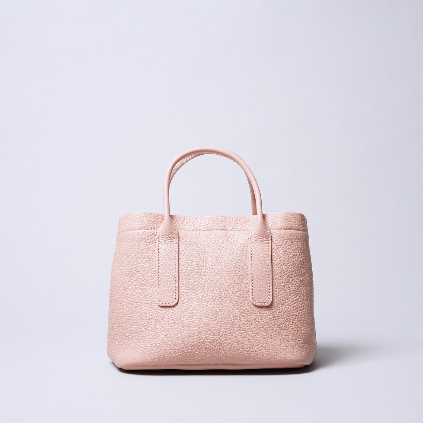 <itten-itten> Leather Mini Tote (w/ D) / Pistachio