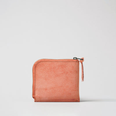 ＜LITSTA＞Compact Wallet Half/磚紅色