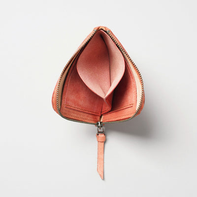 <LITSTA> Compact Wallet Half / Coral Pink
