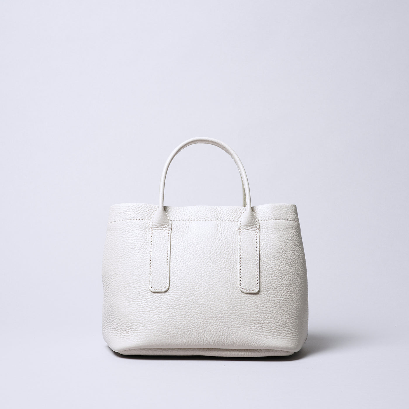 <itten-itten> Leather Mini Tote (w/ D) / Yellow