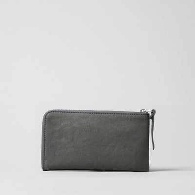 <numeri> Sottile L Zipper Long Wallet / Light Grey