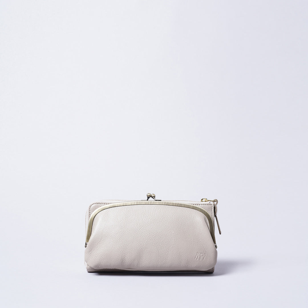 アルティジャーノ＞がま口お財布ショルダー/シルバー | テーーマ teema