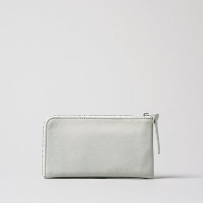 <numeri> Sottile L Zipper Long Wallet / Silver