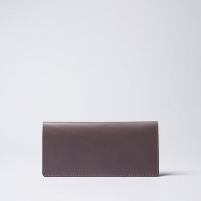 <ASUMEDERU>  Long Wallet / Brown