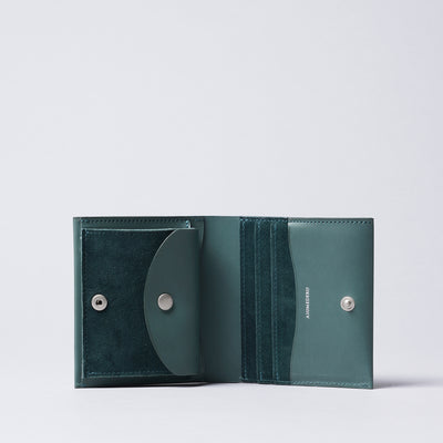 ＜アスメデル＞二つ折り財布/ブルー