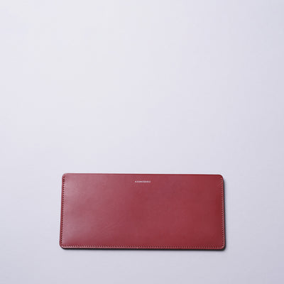 <ASUMEDERU> Simple Long Wallet/ Red