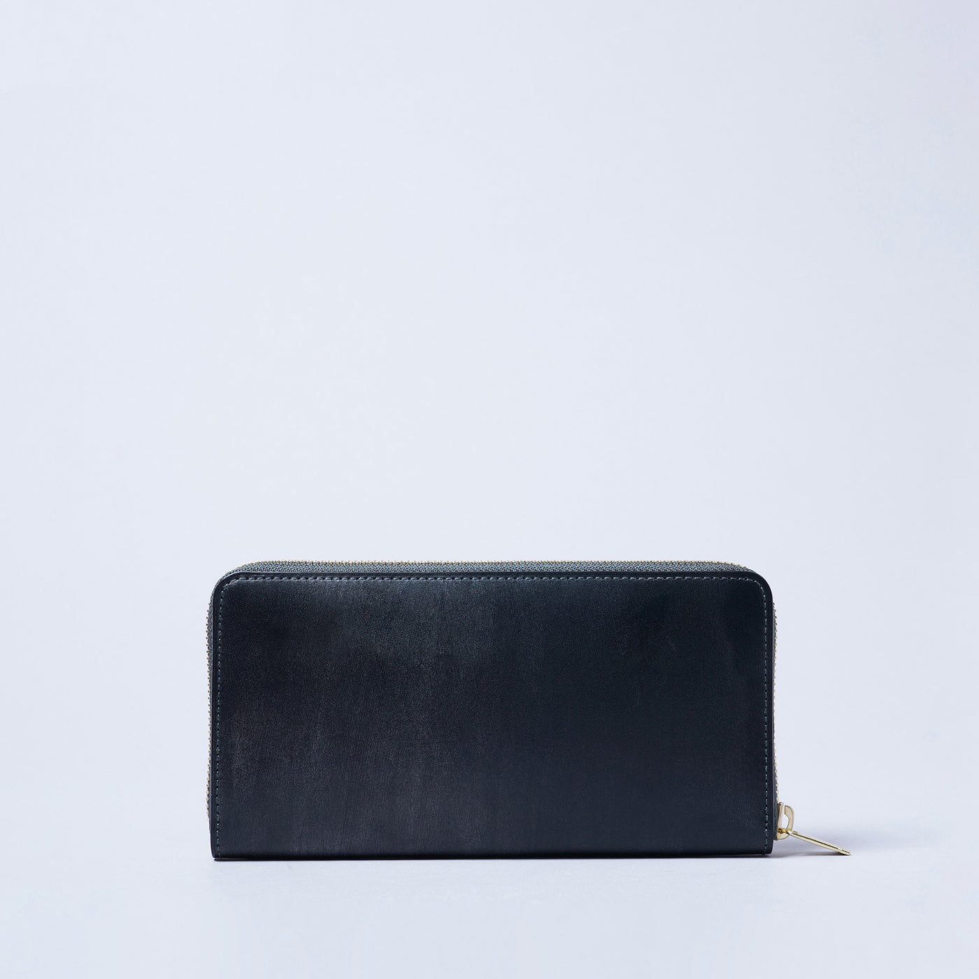 <CRAFSTO>  Bridle Leather Round Zip Long Wallet / Black