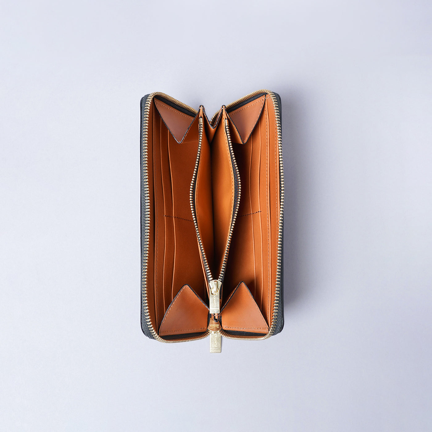 ＜クラフスト＞ブライドルレザー ラウンドファスナー長財布/Green (グリーン)