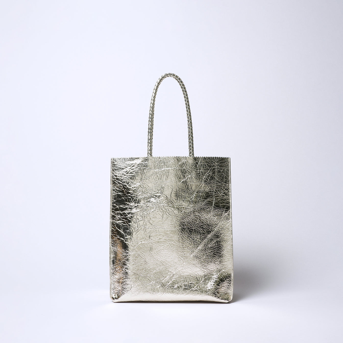 ＜Coquette＞皮革托特包（shiny）/金色