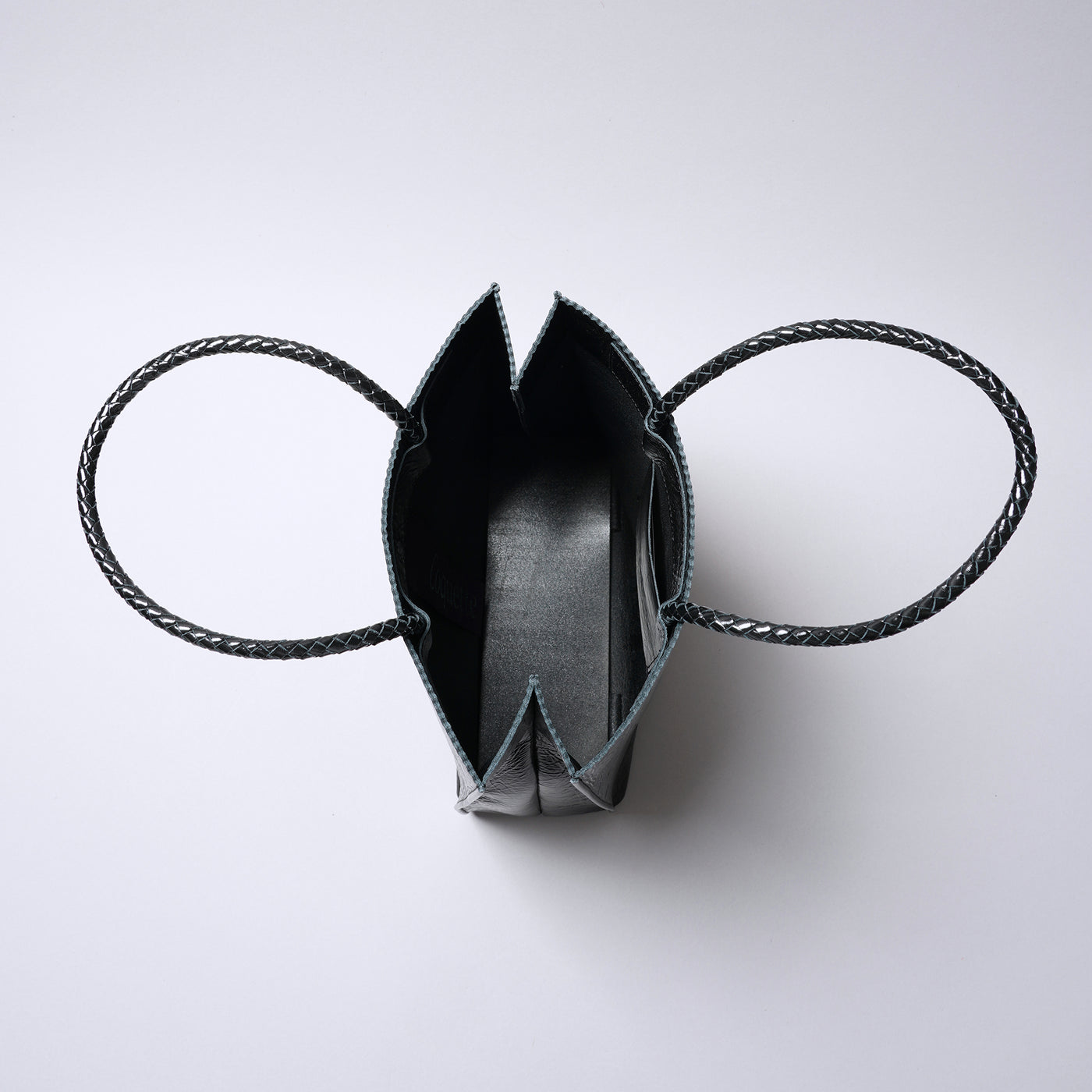 ＜Coquette＞皮革托特包（shiny）/金色