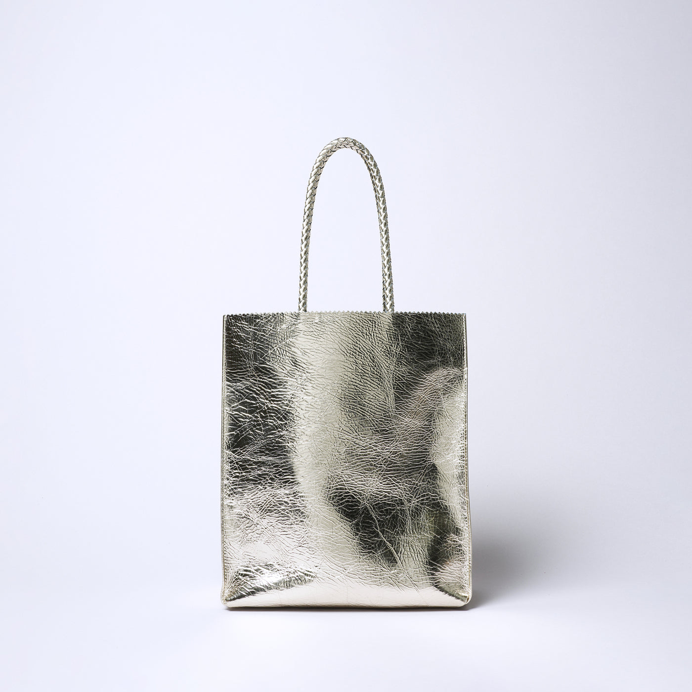 ＜Coquette＞皮革托特包（shiny）/金色