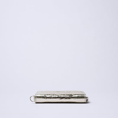 ＜コケット＞Round Mini Wallet（シャイニー）/ゴールド×ピンク