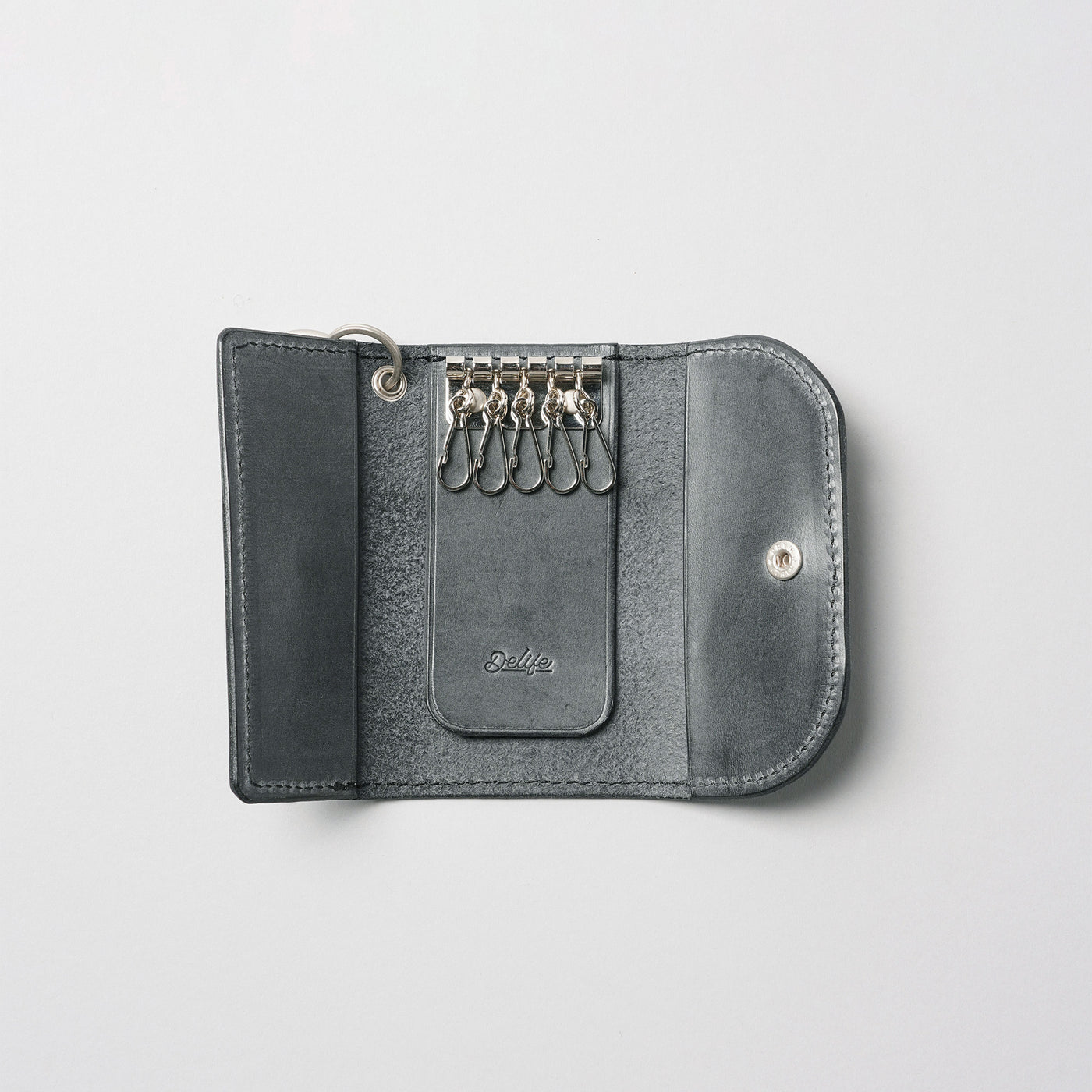 ＜delife＞Smooth Key Case/Grey