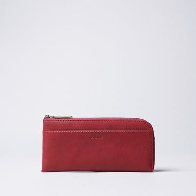 <Dakota> L Zipper Long Wallet / Red