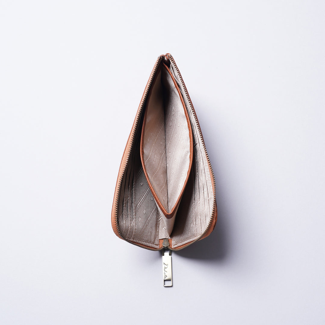 L Zipper Long Wallet / Red | テーーマ teema