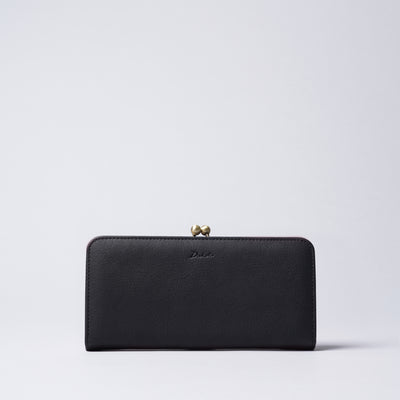 <Dakota> Kiss Lock Long Wallet / Black