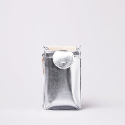 <Estine> Logical Series Mini Crossbody Shoulder Bag / Silver