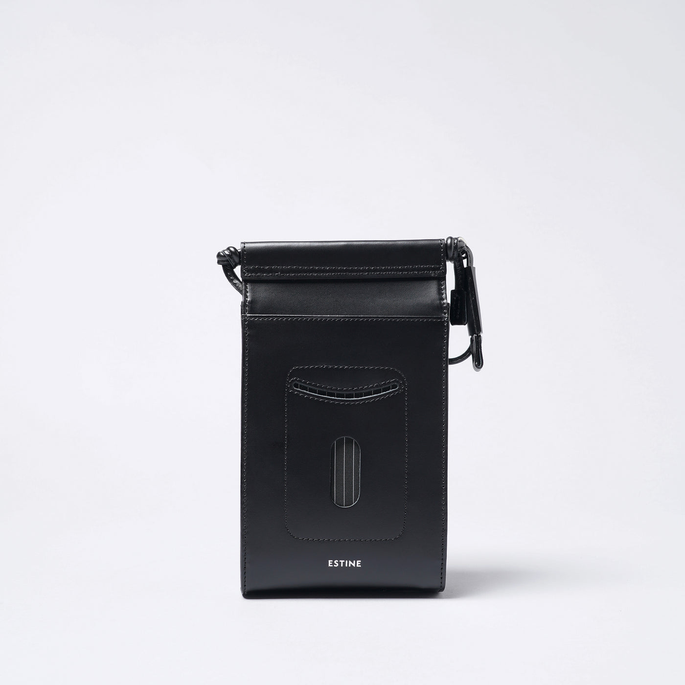 <Estine> Spica Series Smartphone Shoulder Bag / Black