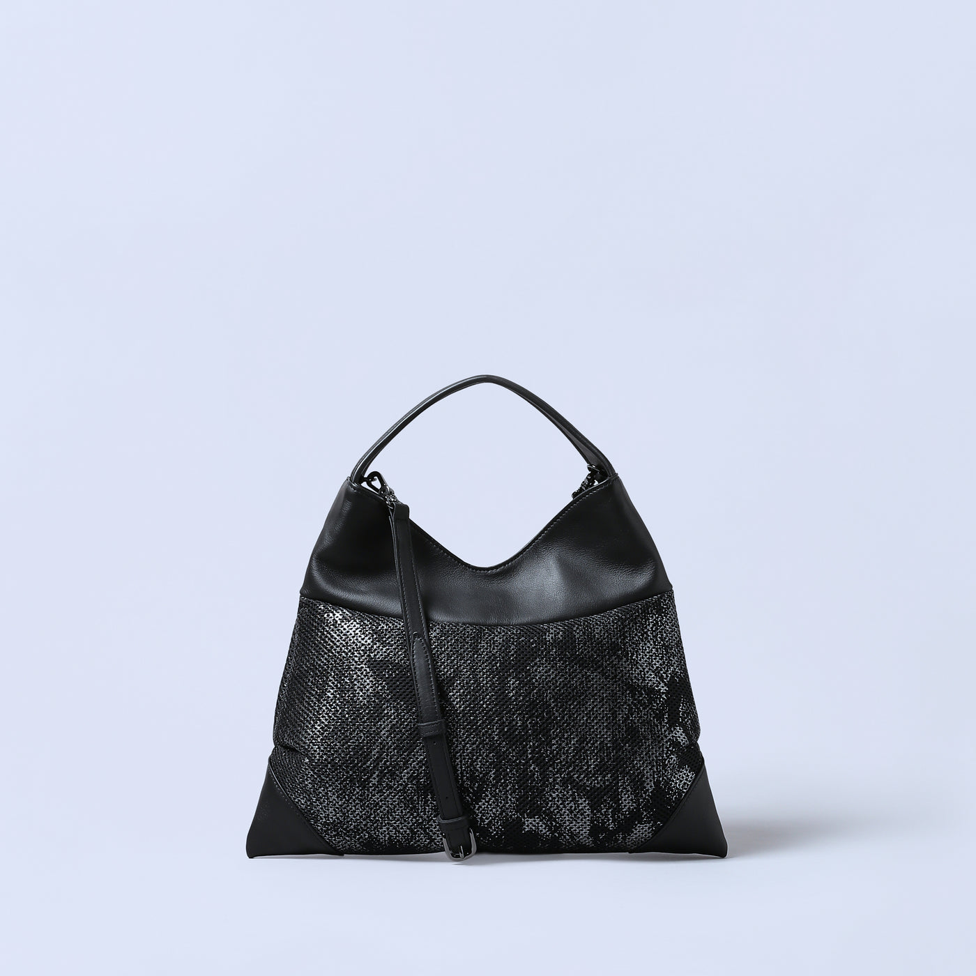 ＜エスティーヌ＞オブリークシリーズ 2WAYショルダーバッグ/グレー