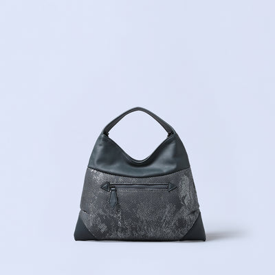 ＜エスティーヌ＞オブリークシリーズ 2WAYショルダーバッグ/グレー