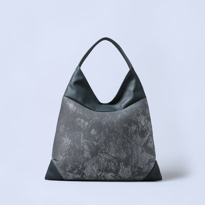 ＜ESTINE＞Oblique系列 托特包/黑色