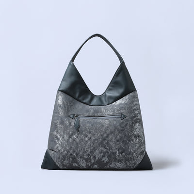 ＜ESTINE＞Oblique系列 托特包/黑色