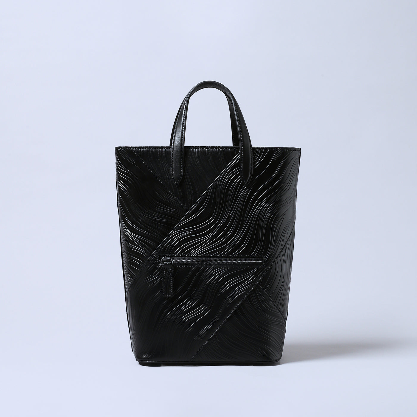 ＜ESTINE＞Noirism系列 兩用型皮革托特包/黑色