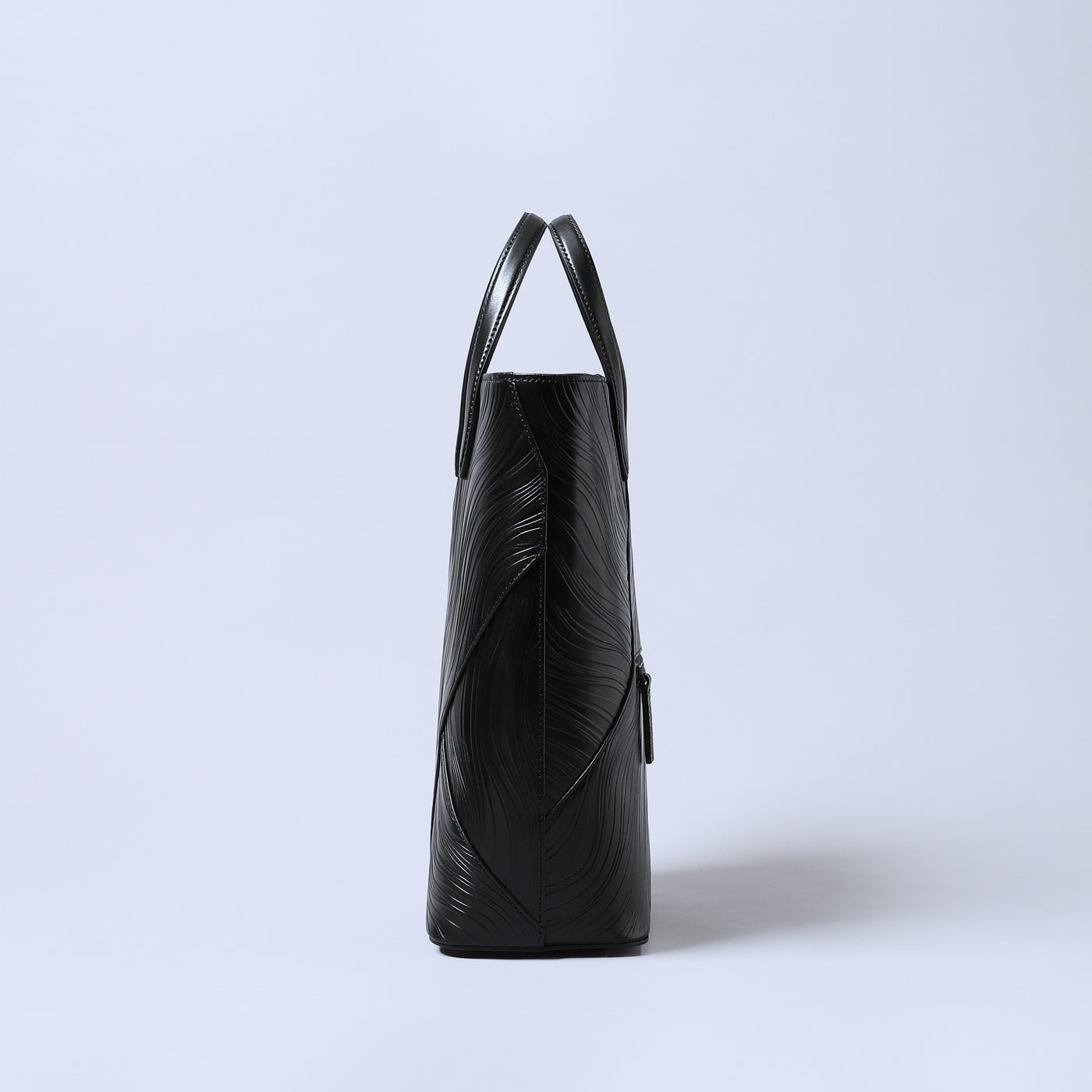 ＜ESTINE＞Noirism系列 兩用型皮革托特包/黑色