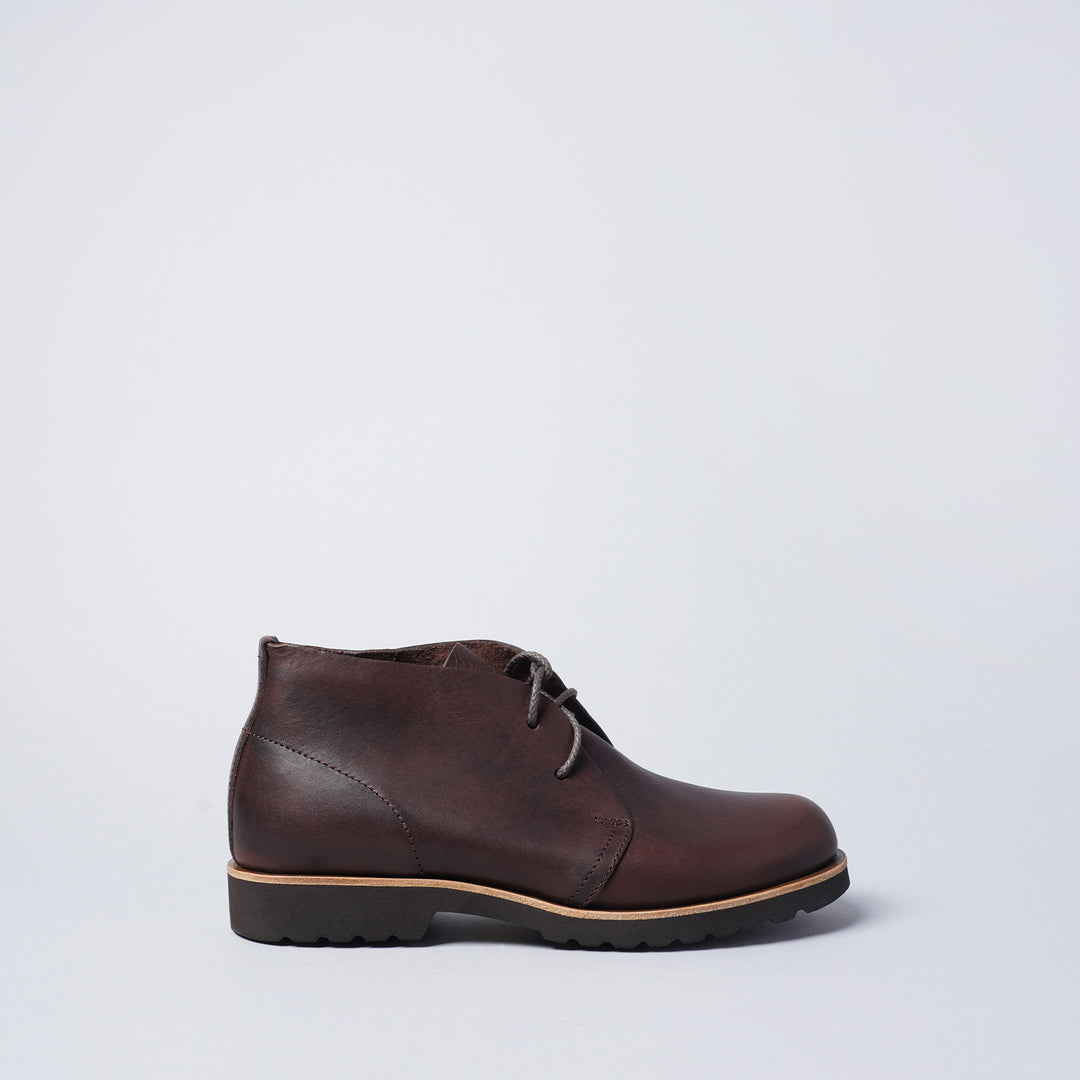 Yoshino Chukka Men's Tatsuno Waxed Leather / Black | テーーマ teema