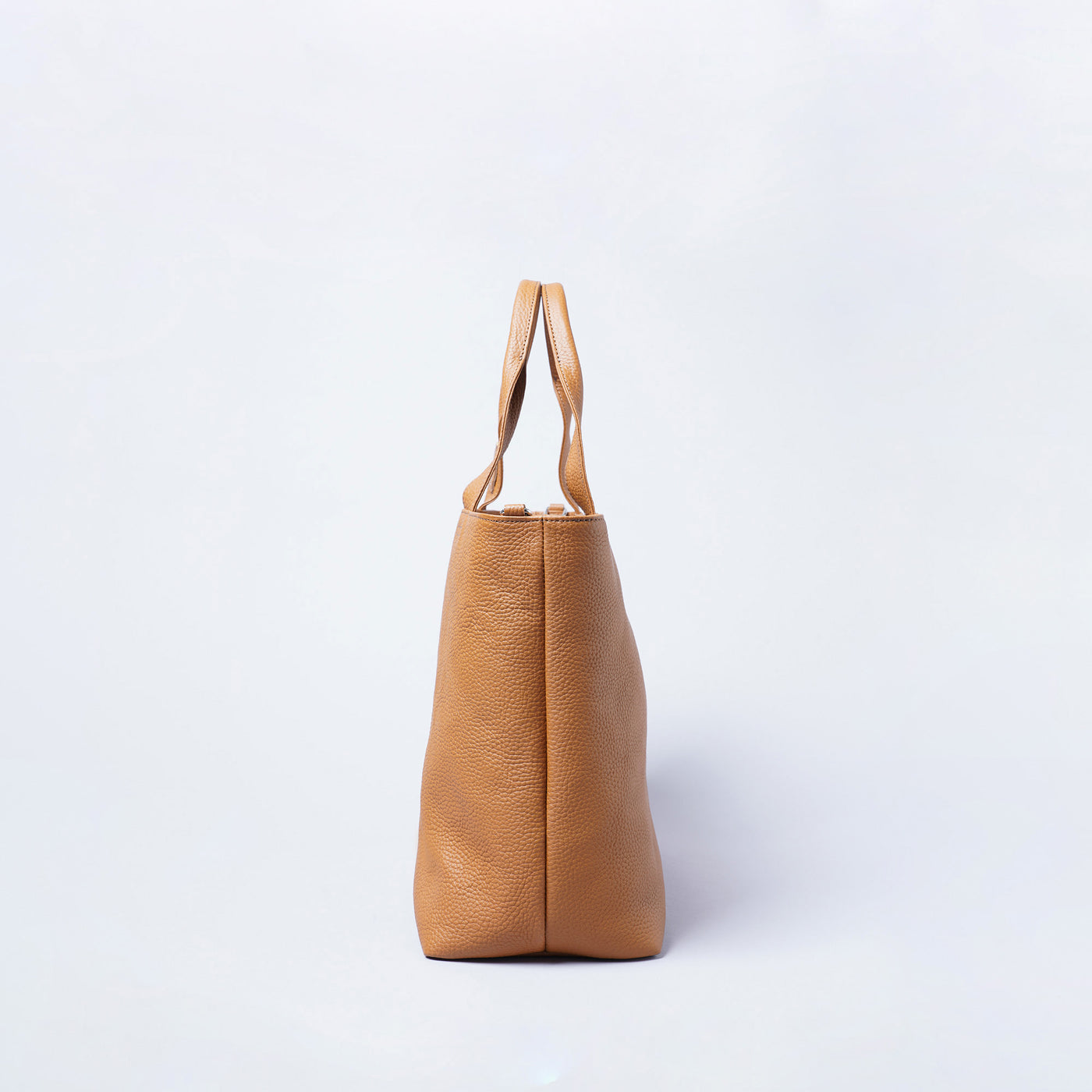<LEZALI> Embossed Leather A4 Tote / Taupe