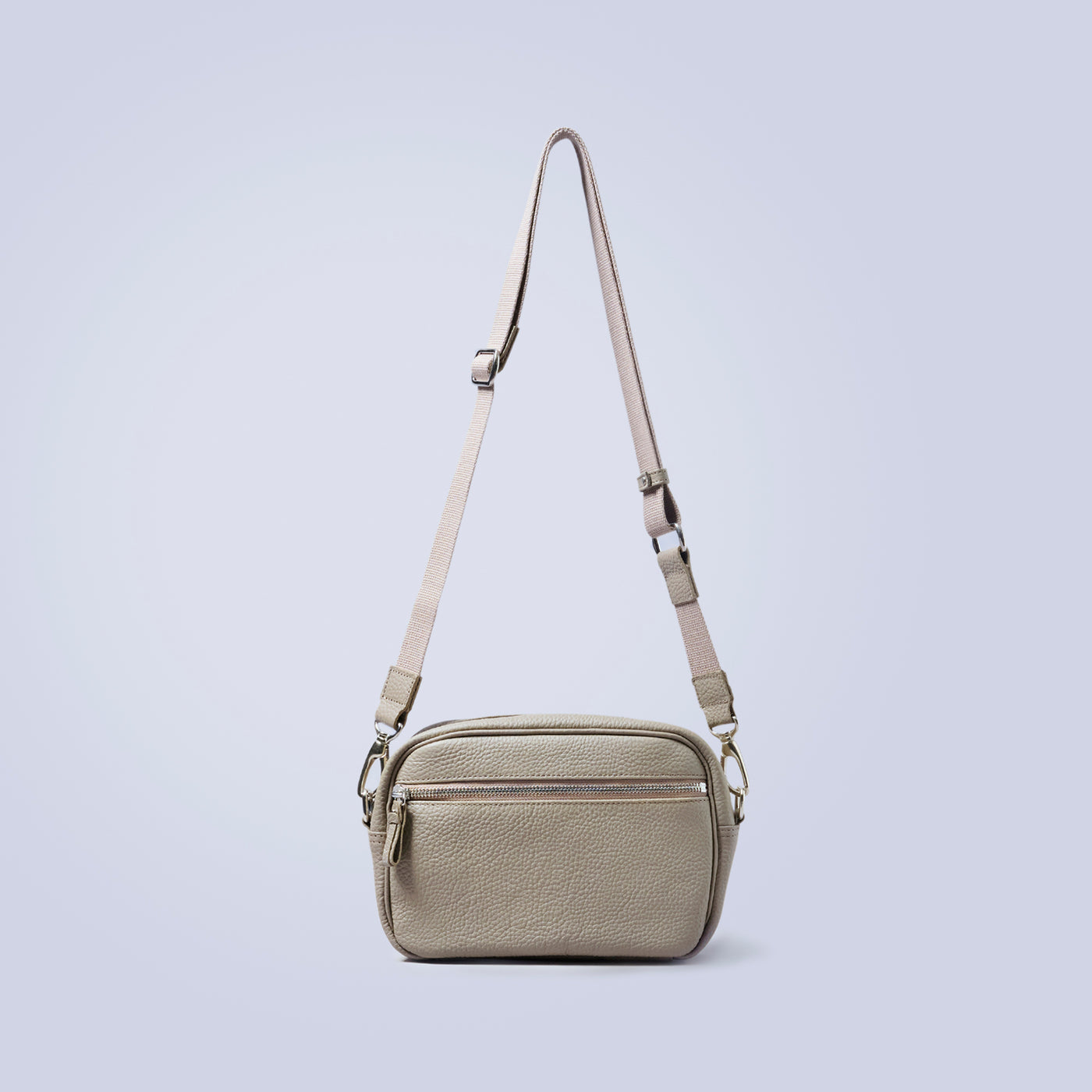 ＜レザリ＞エンボスミニショルダーバッグ/スカイ