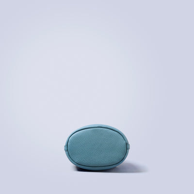 ＜LEZALI＞壓花迷你抽繩肩背包/金色