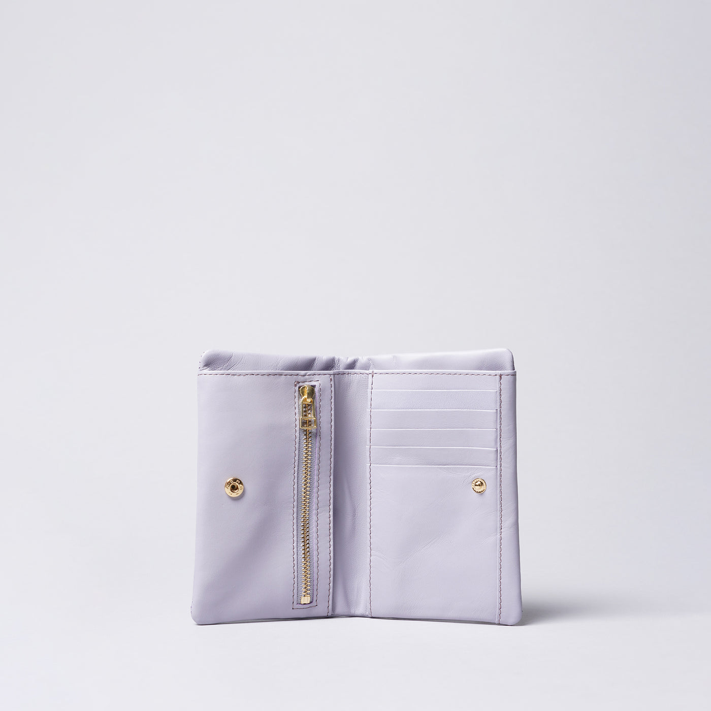 <Neutral Gray> NP135 Husky Short Wallet / Lavender