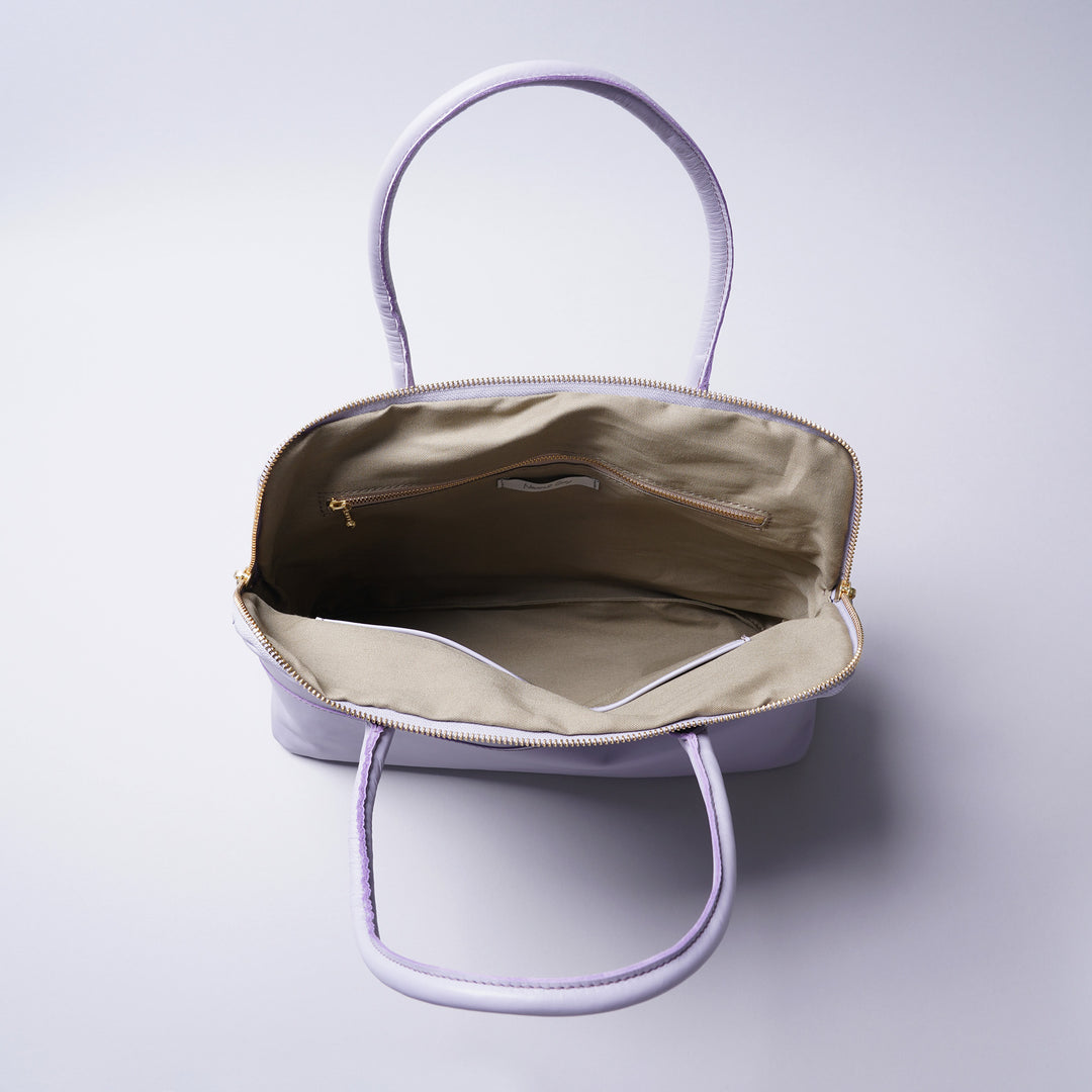 ニュートラルグレイ＞NH405ハスキー トートバッグM/ラベンダー