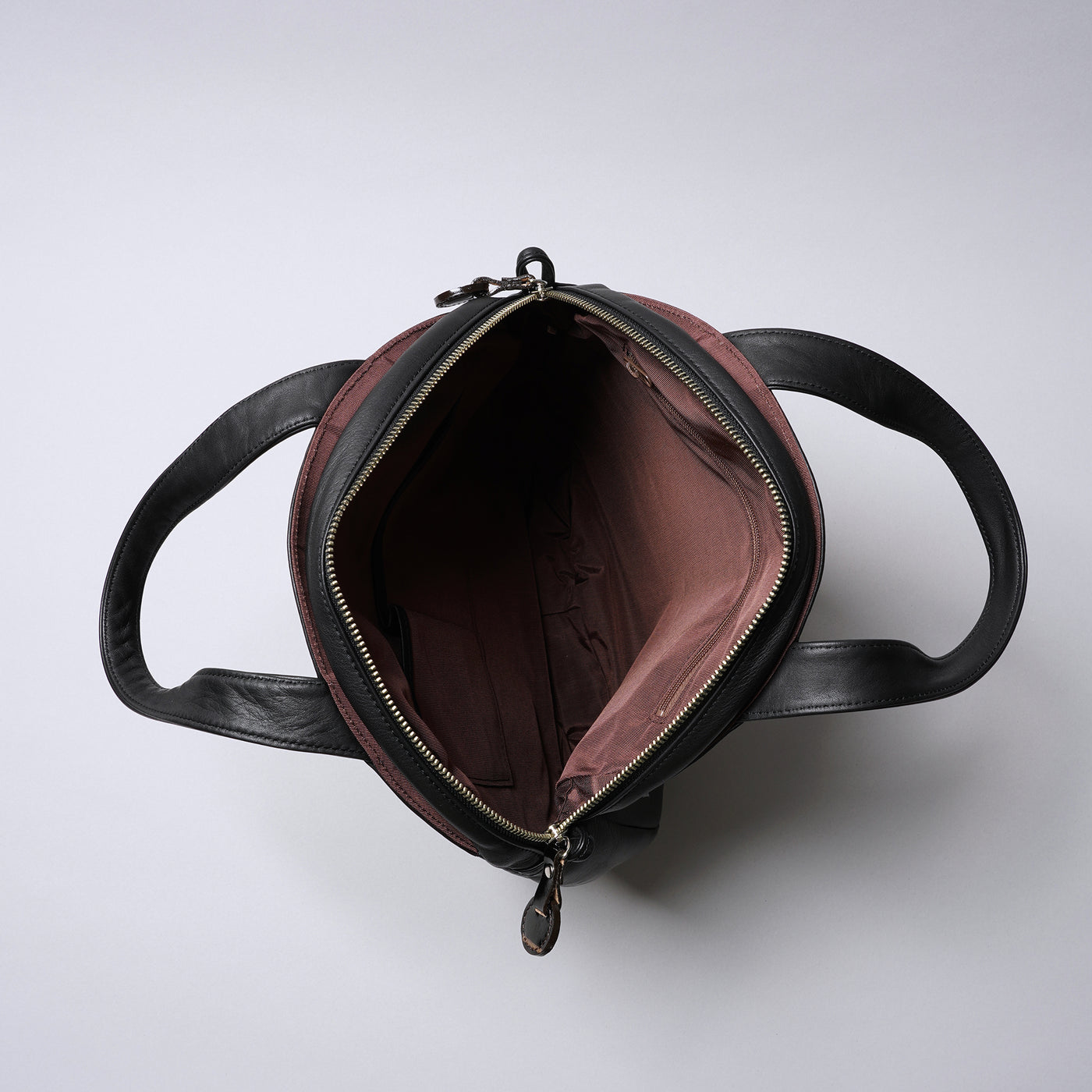 ＜リアルマインド ブラックレーベル＞アポロン 2way丸形ショルダーバッグ　大/ブラック