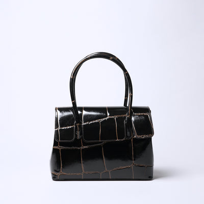 <REAL MIND BL> Prima Borsa Flap Tote Bag / Navy