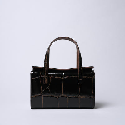 <REAL MIND BL> Prima Borsa Hand Bag / Chocolate