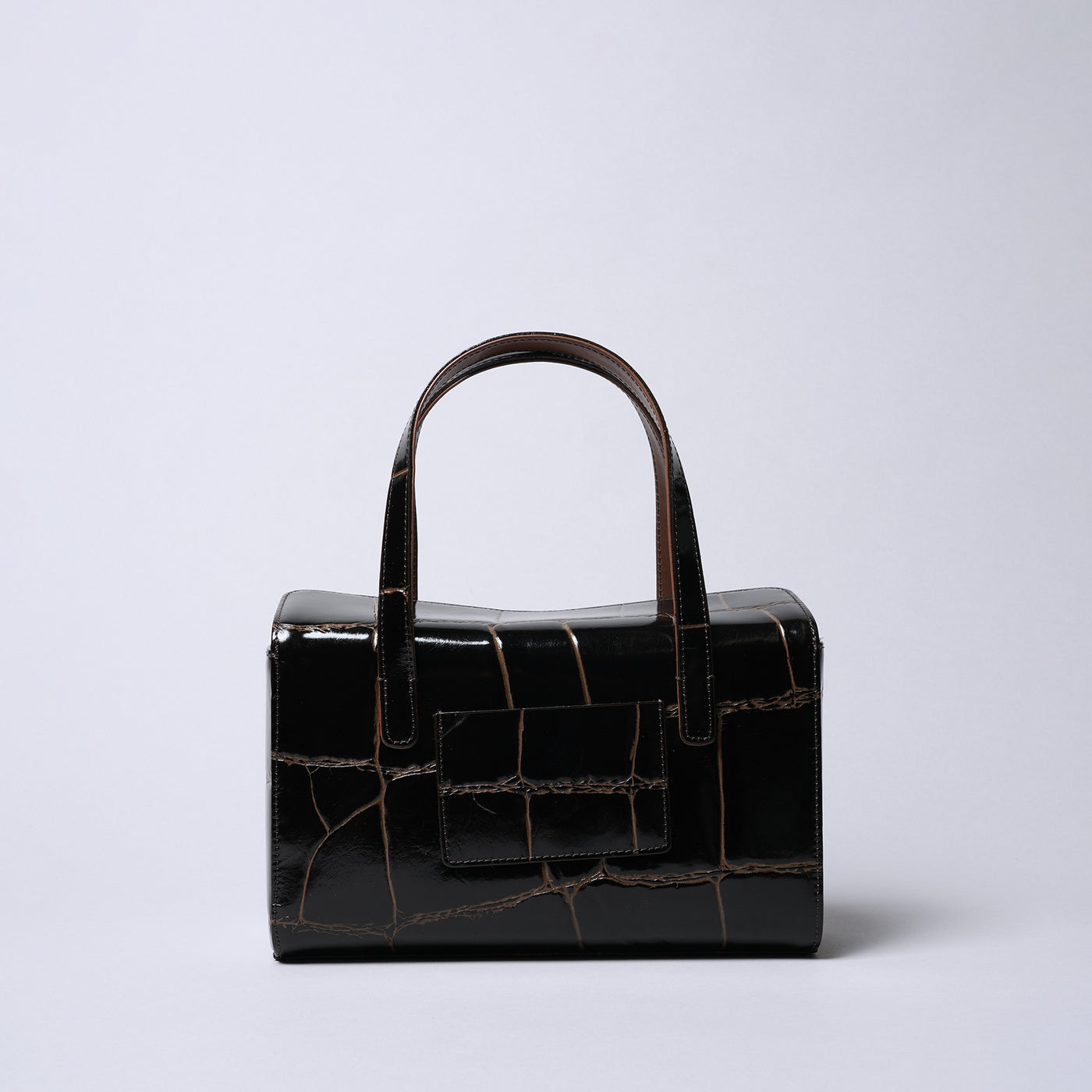 <REAL MIND BL> Prima Borsa Hand Bag / Chocolate