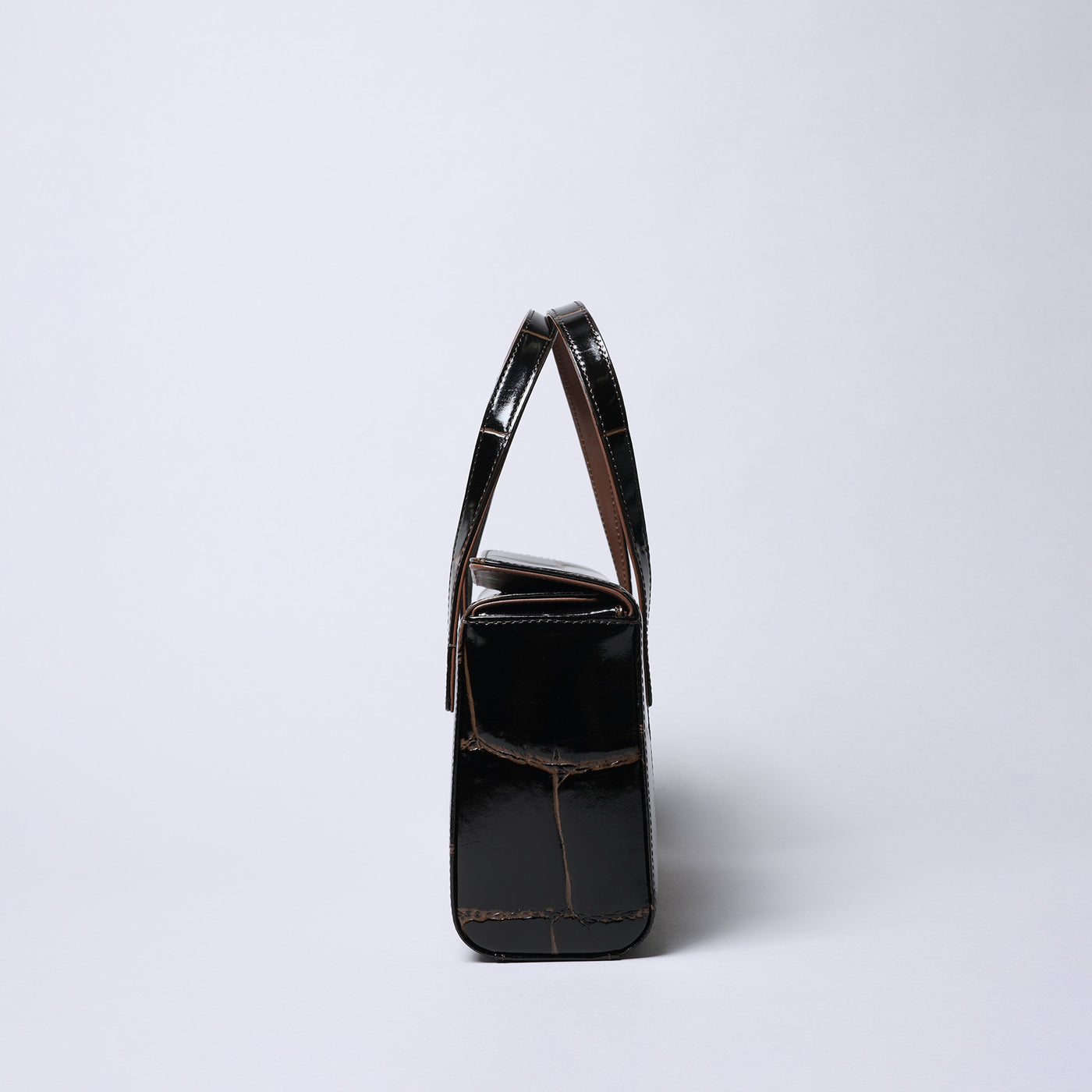 <REAL MIND BL> Prima Borsa Hand Bag / Chocolate