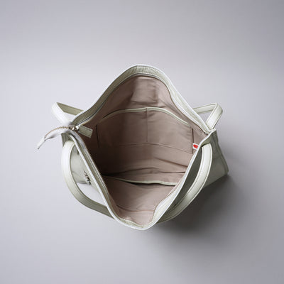 <REAL MIND BL> Fika Thin Gusset 2 A4 Tote Bag / Grey