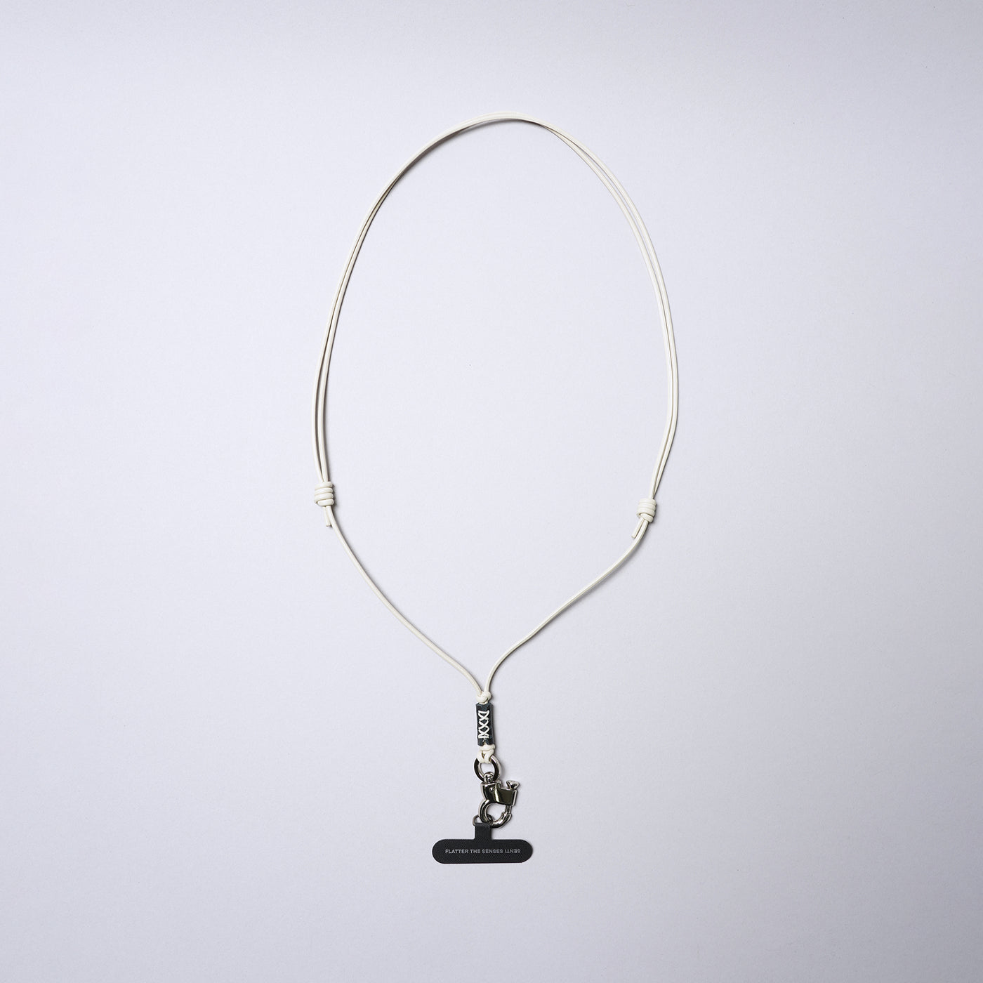 <SENTI FLATTER THE SENSES> Multi Leather Strap w/ Smart Phone Holder (Pull Up Hook) / Black