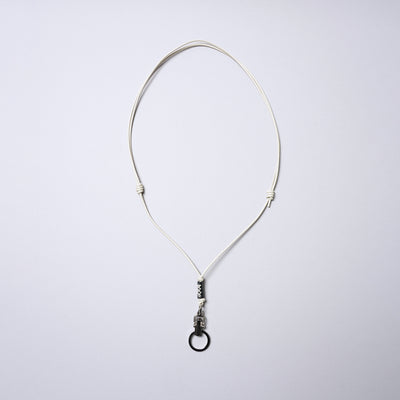 <SENTI FLATTER THE SENSES> Multi Leather Strap (Clip Hook) / Ivory
