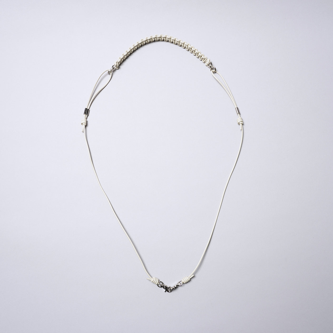 <SENTI FLATTER THE SENSES> Leather Blade Multi Strap / Ivory