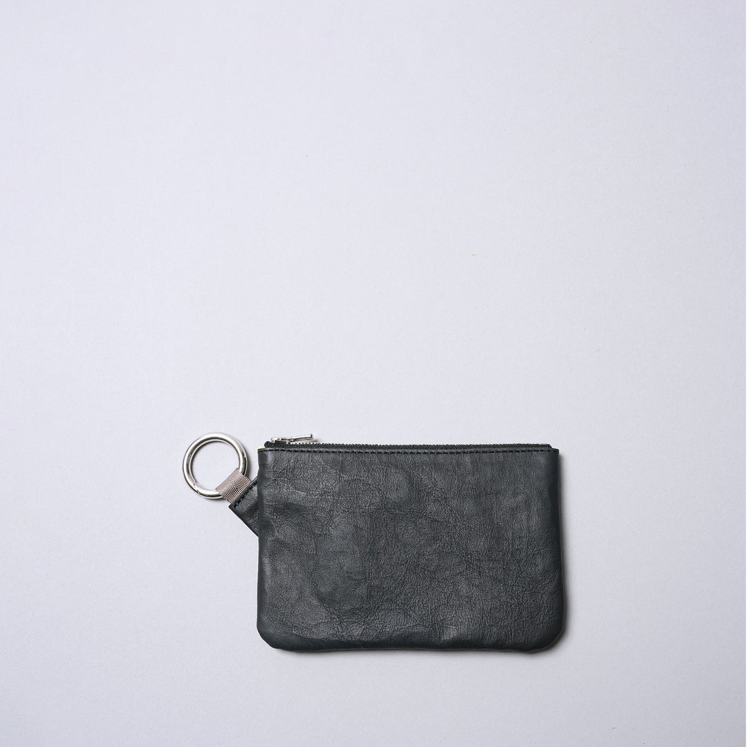 SENTI センティ Dyneema Leather RING POUCH M Super Lightweight Dyneema Leather Ring Pouch M / Black